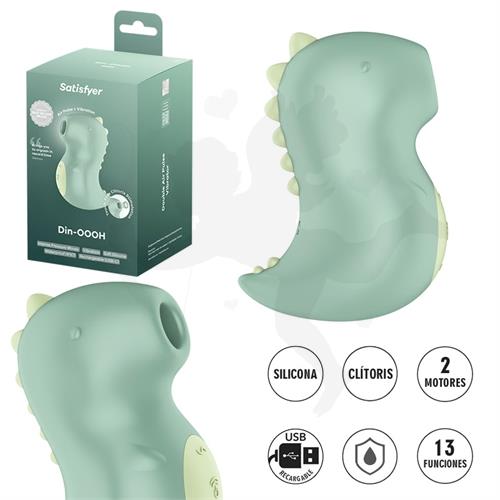 Din-OOOH Succionador estimulador de clitoris con carga USB